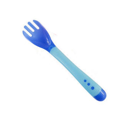 Baby Temperature Safety Silicone Sensing Spoon and Fork,