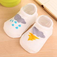 Cartoon Cotton anti slip socks