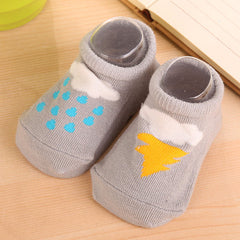 Cartoon Cotton anti slip socks