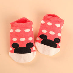 Cartoon Cotton anti slip socks