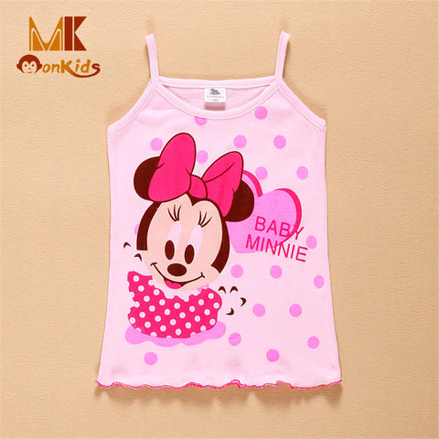 1-5yrs Girl's Cartoon Sling T-Shirt