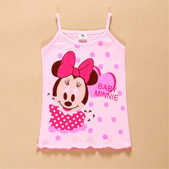 1-5yrs Girl's Cartoon Sling T-Shirt