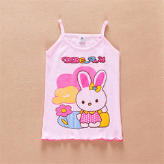 1-5yrs Girl's Cartoon Sling T-Shirt