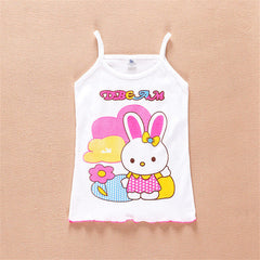 1-5yrs Girl's Cartoon Sling T-Shirt